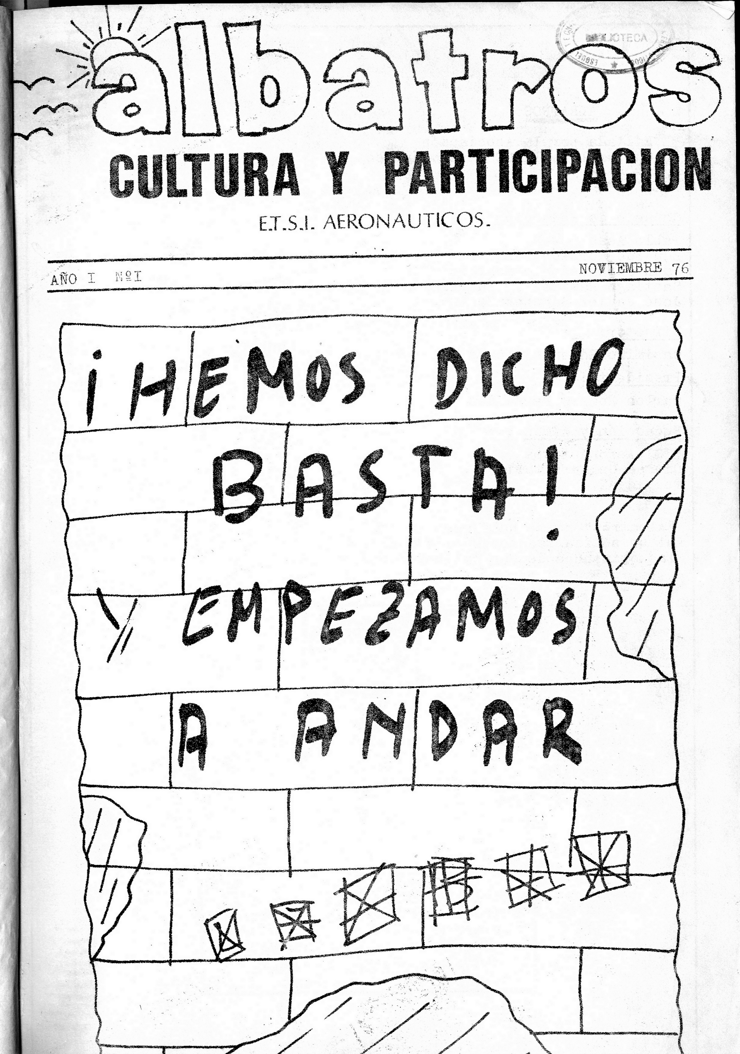 Portada Revista Albatros Núm. 1